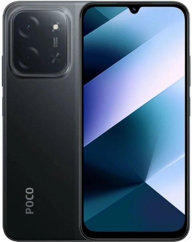 Celular POCO C85 6GB 128GB 6.9 inç Black