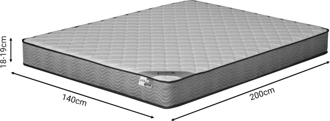 Dyshek Frezio me susta xhepi, paketim roll, dy anësor, 18-19cm, 140x200cm
