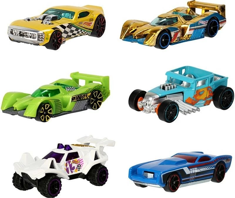 Set lodrash Hot Wheels kamion me rimorkio dhe veturë sportive, Mix ngjyra