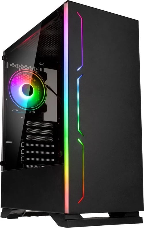 Kompjuter SUPER Inspire K11 - 4060 8GB GDDR6 - AMD Ryzen 5 5600X - 32GB DDR4 3200Mhz - 1TB SSD NVMe - Inspire K11 - Spartan 5 ARGB