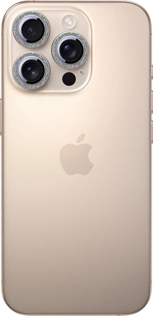 Xham mbrojtës Joyroom JR-MSF0304 për lente të iPhone 16 Pro/16 Pro Max, argjendtë