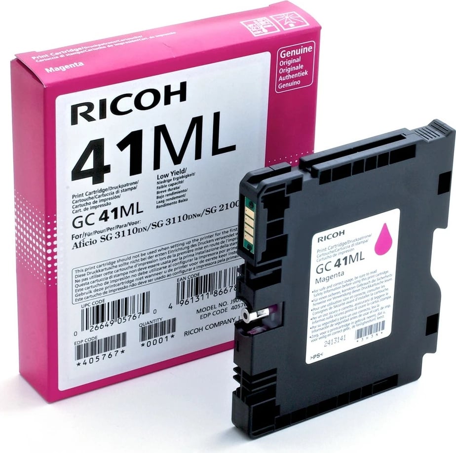 Toner Ricoh GC41ML magenta