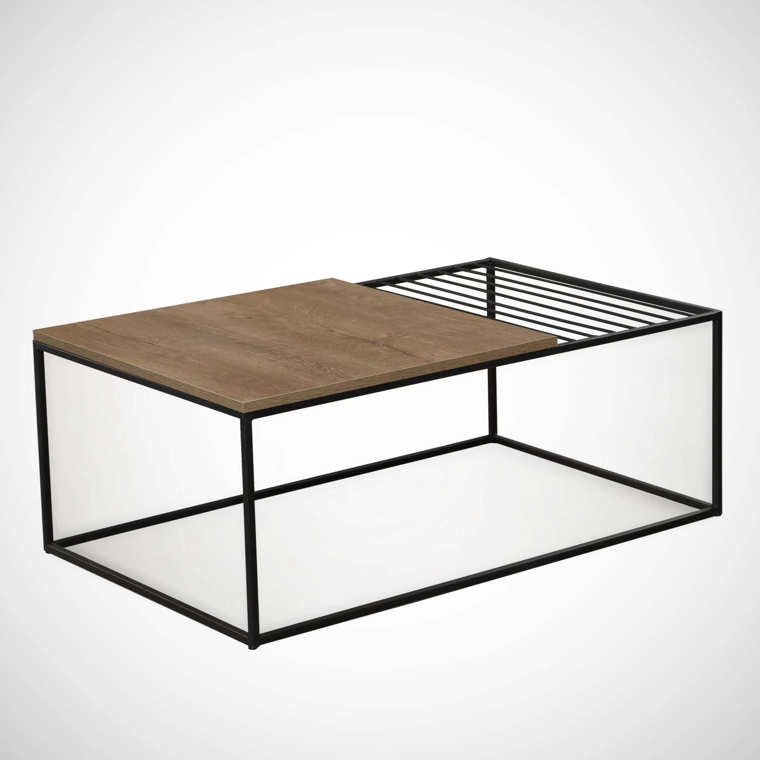 Tavolinë kafeje Hanah Home, Zinus, ngjyrë lisi kaukazian