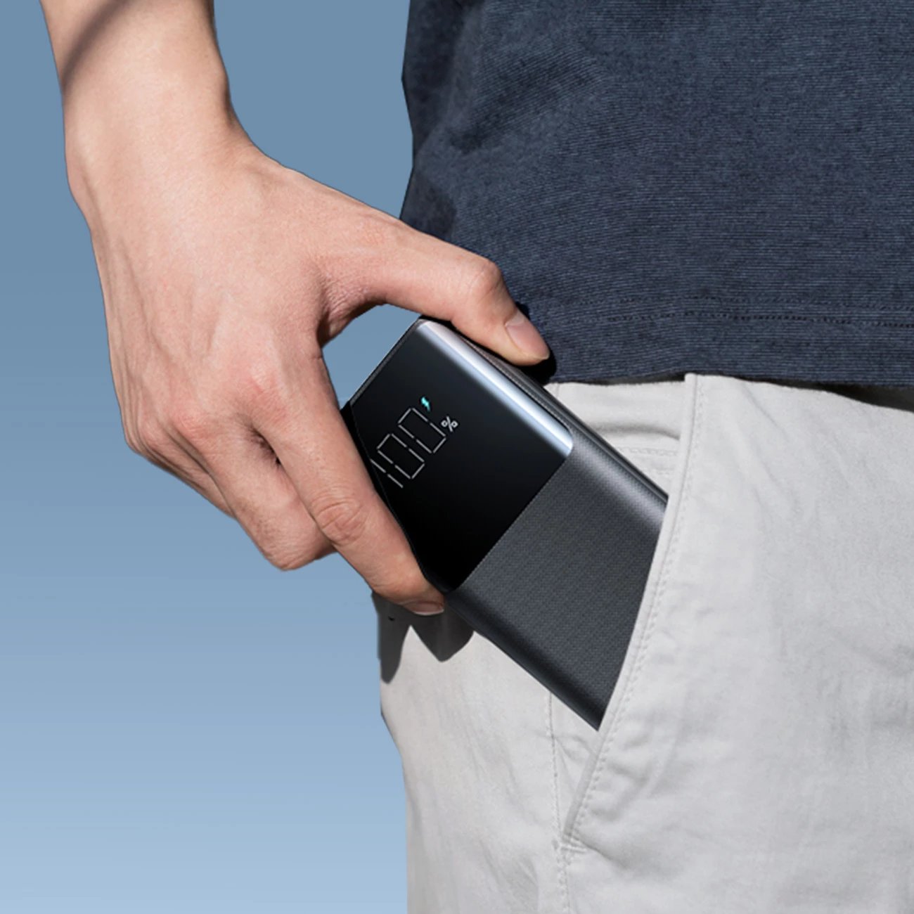 Powerbank Joyroom JR-PBF20, 10000mAh, 25W, me ekran, e zezë