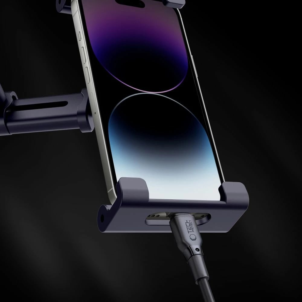 Mbajtës tabletash Tech-Protect V4 për kokpit makine, i zi