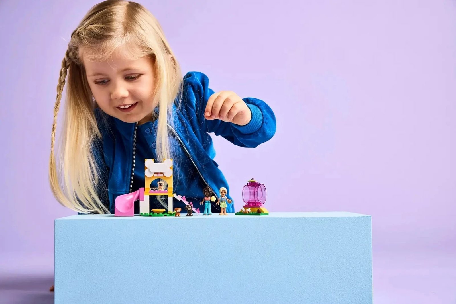 Set lodrash LEGO Friends Puppy Playground 42665, 66 pjesë, për fëmijë 4+