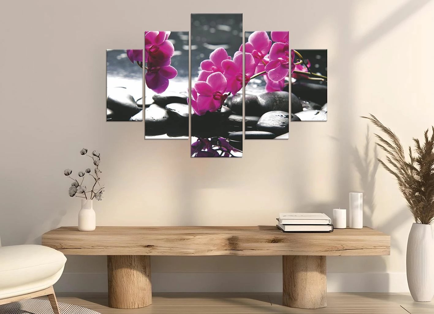 Pikturë dekorative MDF, shumëngjyrëshe, 5 pjesë, ST030