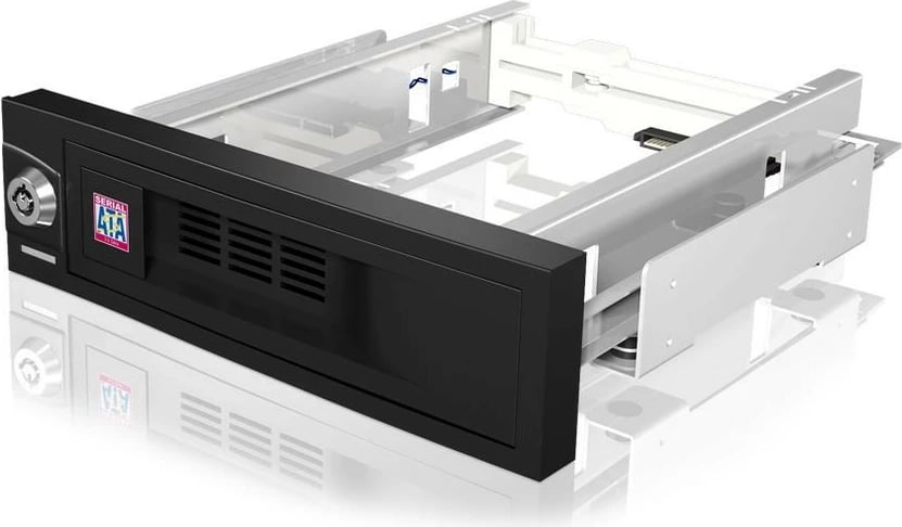 Kasë IcyBox IB-168SK-B për hard disk 3.5" SATA, e zezë