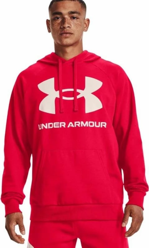 Duks pa kapuç Under Armour Rival Fleece për meshkuj, ngjyrë e kuqe