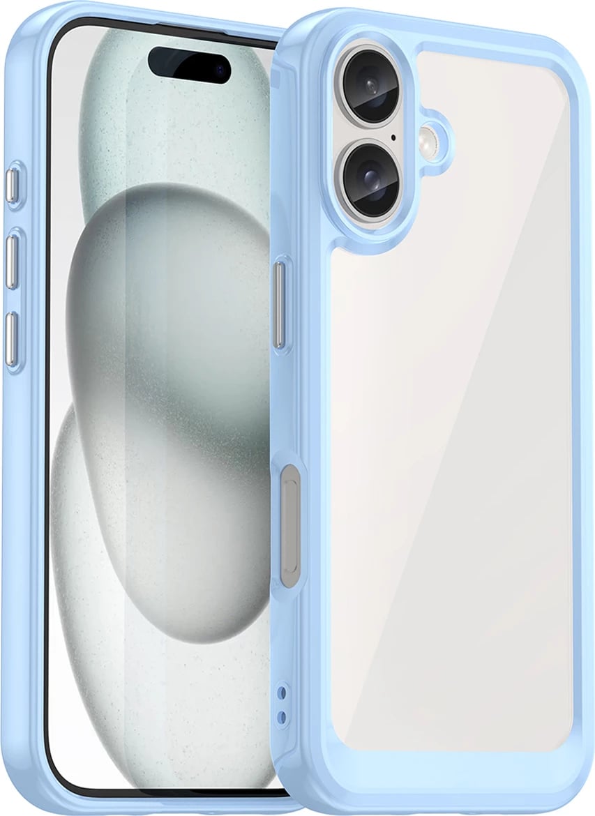 Mbështjellës Hurtel Outer Space Case për iPhone 16 Plus, kaltër