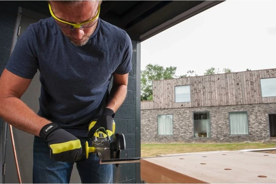 Grinder këndi Ryobi R18AG7-0, 12.5 cm, 11000 RPM, Jeshil