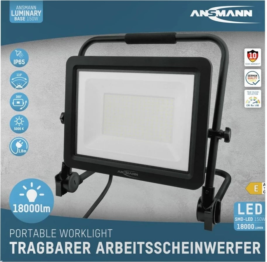 Prozhektor LED Ansmann FL150W-AC, 150W, Alumini, i zi