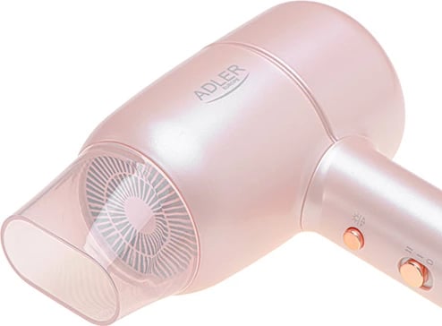 Tharëse flokësh, Adler, AD 2279p, 1600–1800W, 2 shpejtësi, 2 temperatura, jonizim, kabllo 1.8m, rozë
