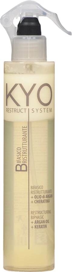 Kondicioner dy-fazor pa shpëlarje për femra KYO Restruct System Biphasic me keratinë 250ml