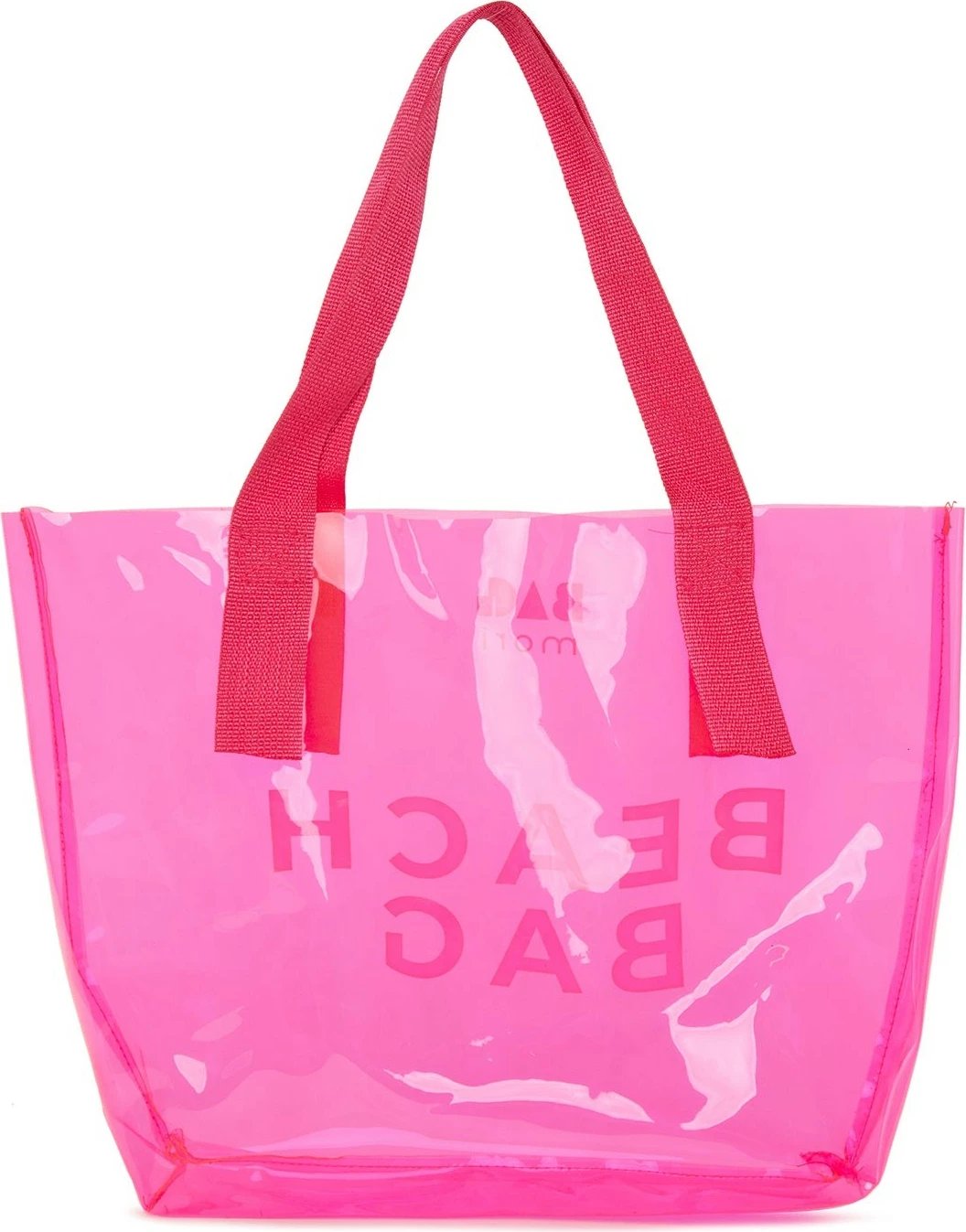Çantë plazhi Zoozie Bags, fuchsia, 43x34x12cm