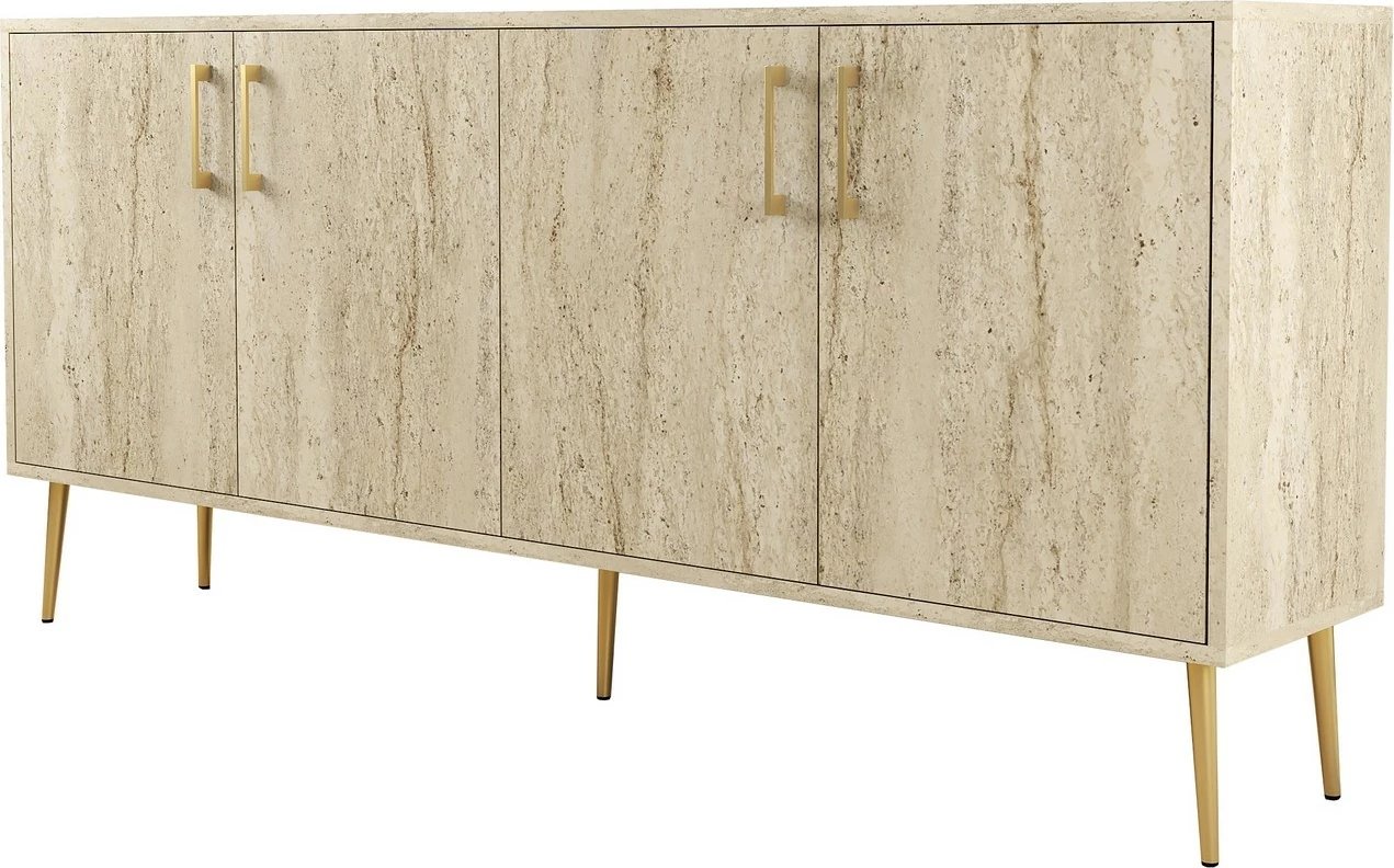 Konsolë Hanah Home, Kiev, ngjyrë travertine