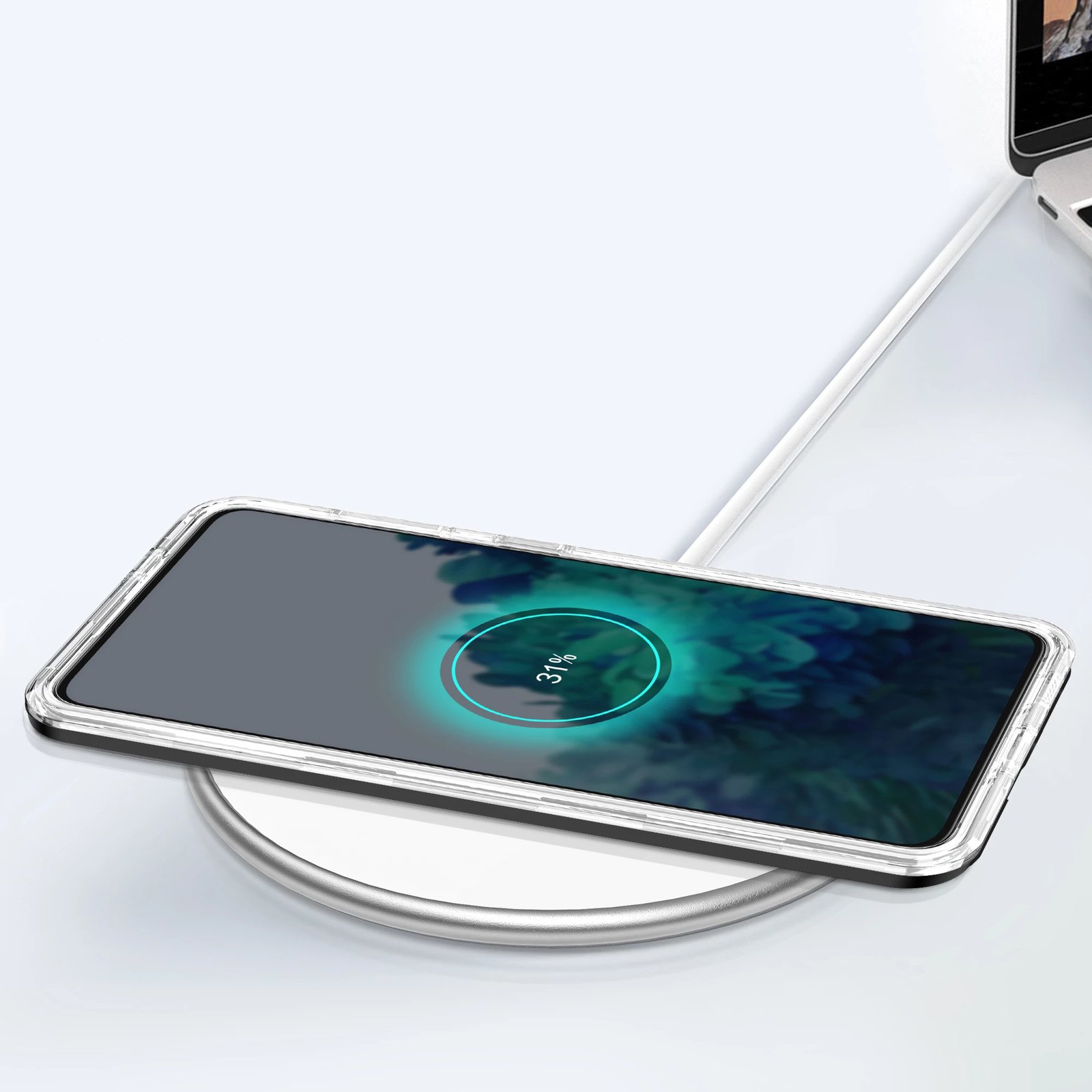 Mbështjellës Hurtel Hybrid Armor Clear 3in1 për Samsung Galaxy S22+, i zi/transparente