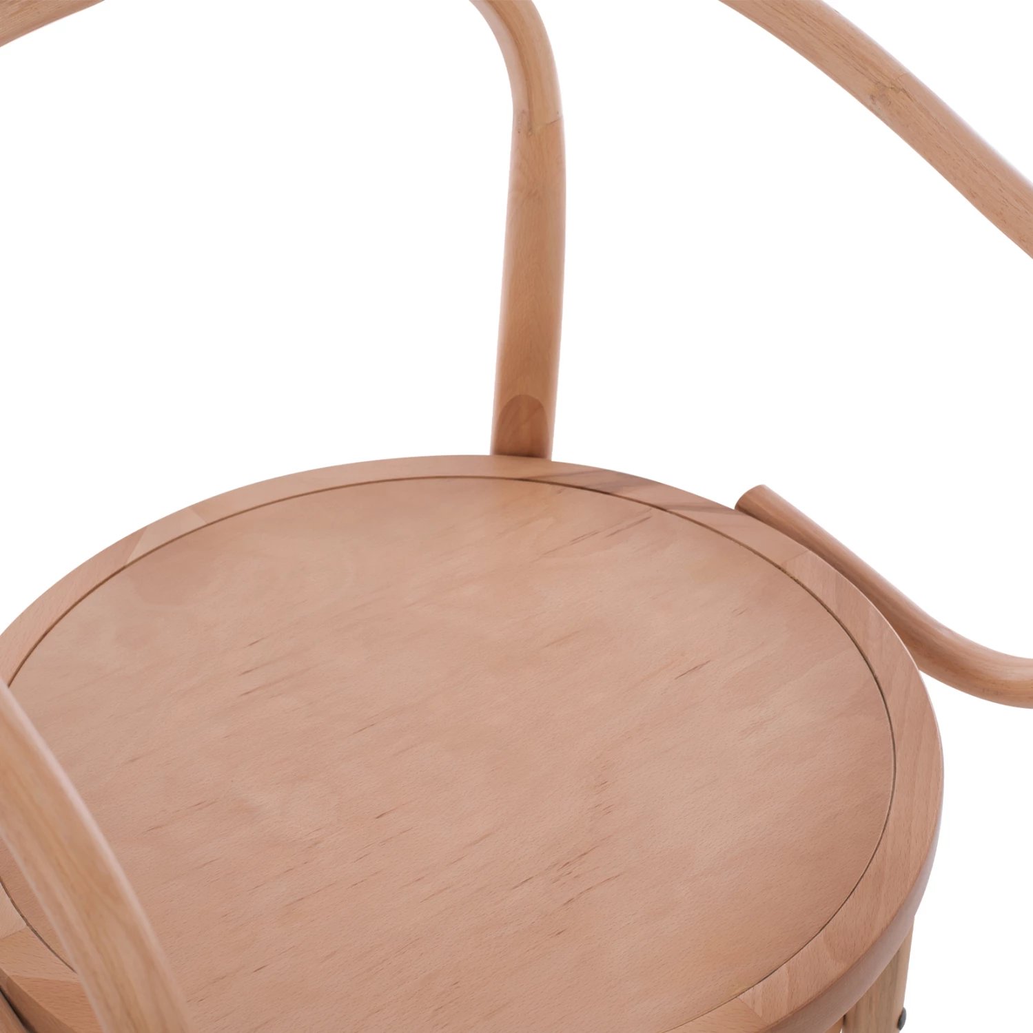 Karrige druri me krahë, dru ahu, ngjyrë natyrale, FH8746.01, 56x52x82 cm