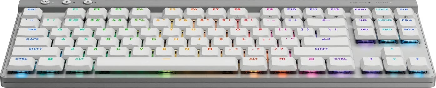 Tastierë Logitech G515 LIGHTSPEED TKL, Wireless, RGB, e bardhë