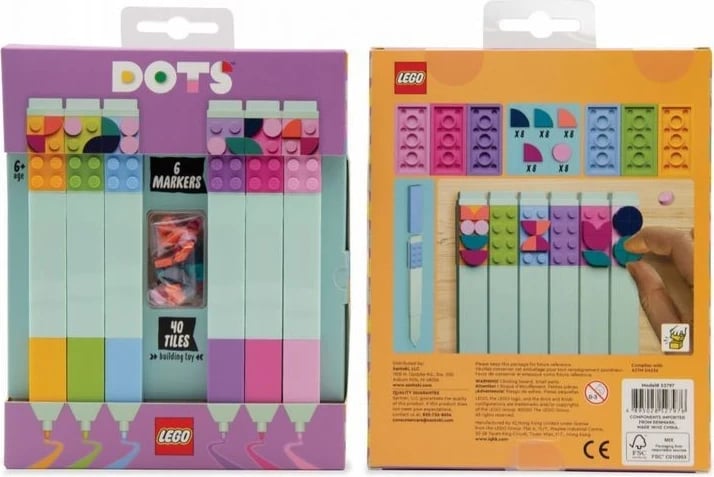 Lodra për fëmijë Lego Dots, 6 pjesë