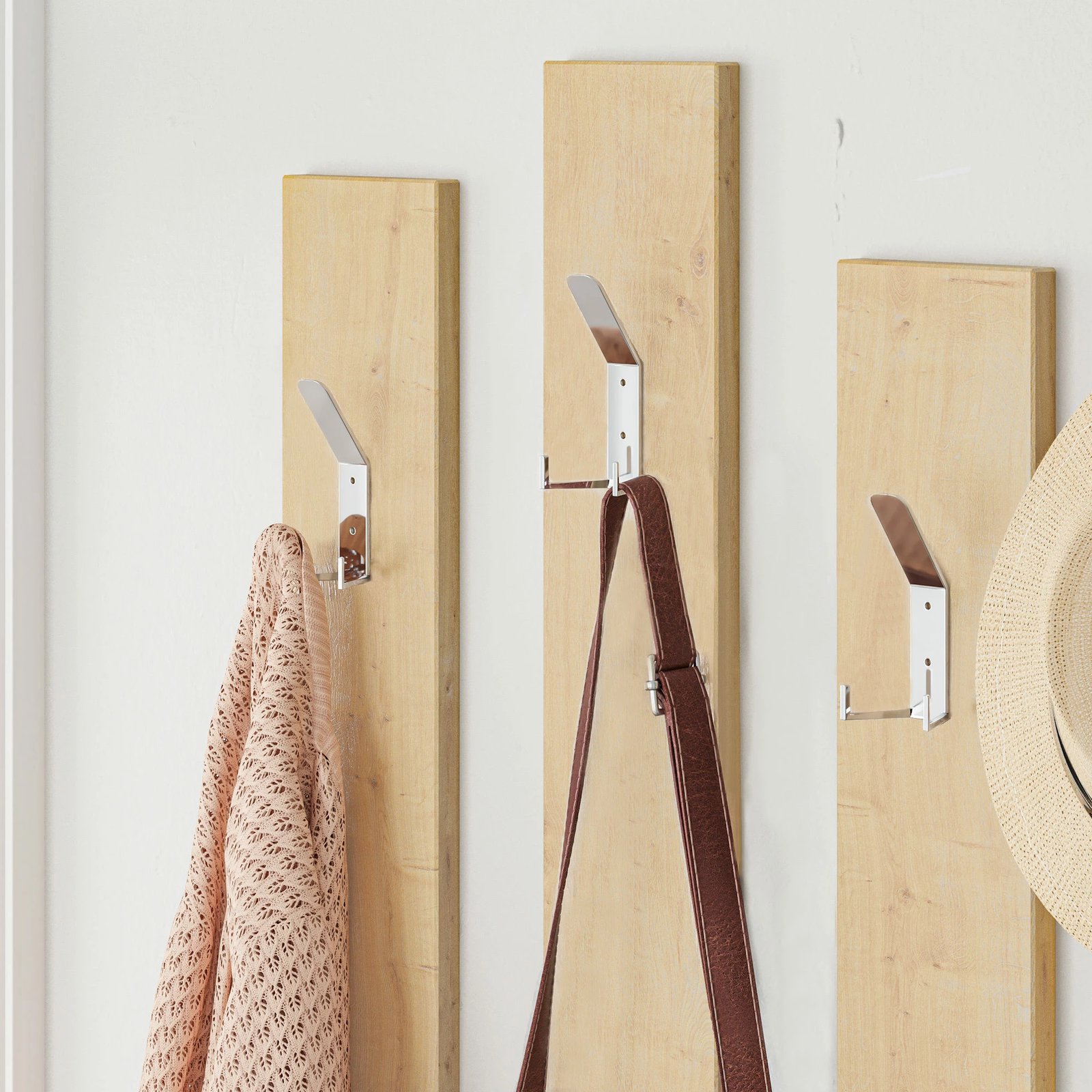 Stendë për korridor, Skye Decor, ngjyrë e bardhë dhe lis, Ramda