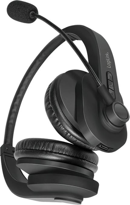 Kufje Bluetooth LogiLink BT0060 me mikrofon, Stereo, të zeza Kufje Bluetooth LogiLink BT0060 me mikrofon, Stereo, të zeza