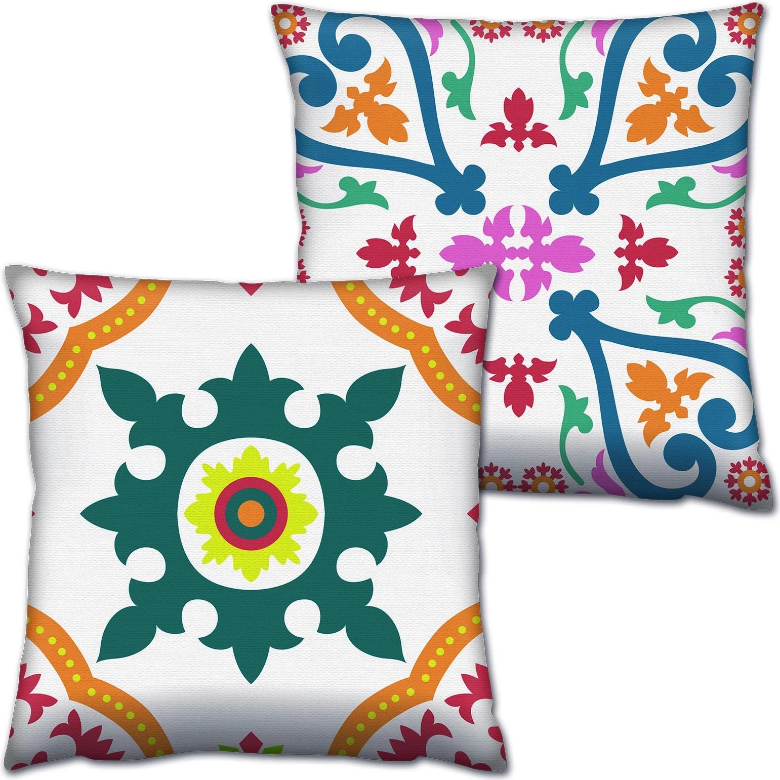 Set jastëkësh dekorativ (2 copë), shumëngjyrësh, AB-4661-4662