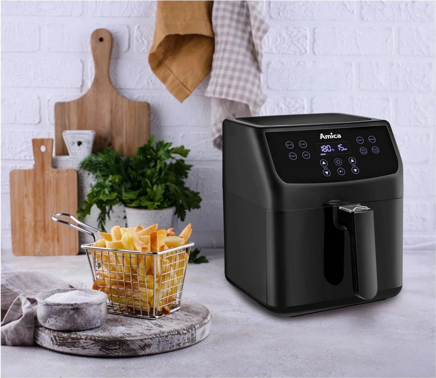 Fritezë ajri Amica AFM4011, 65L, e zezë