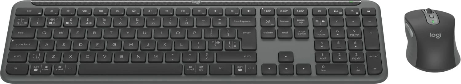 Tastierë me maus Logitech 920-012511, wireless, Bluetooth, QWERTY, graphite