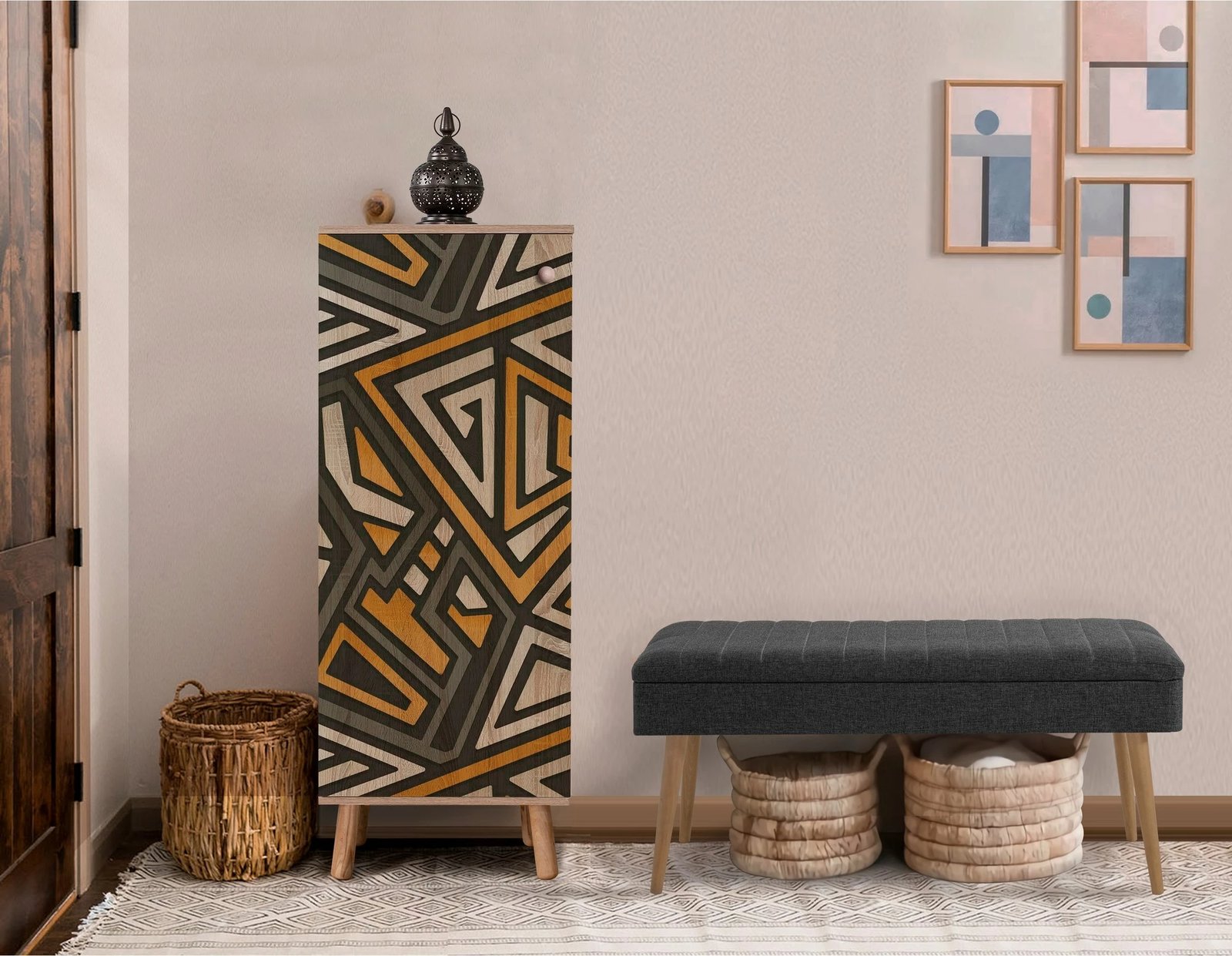 Set mobiljesh për korridor, Sonomo & Antracit, Skye Decor, 928-1053