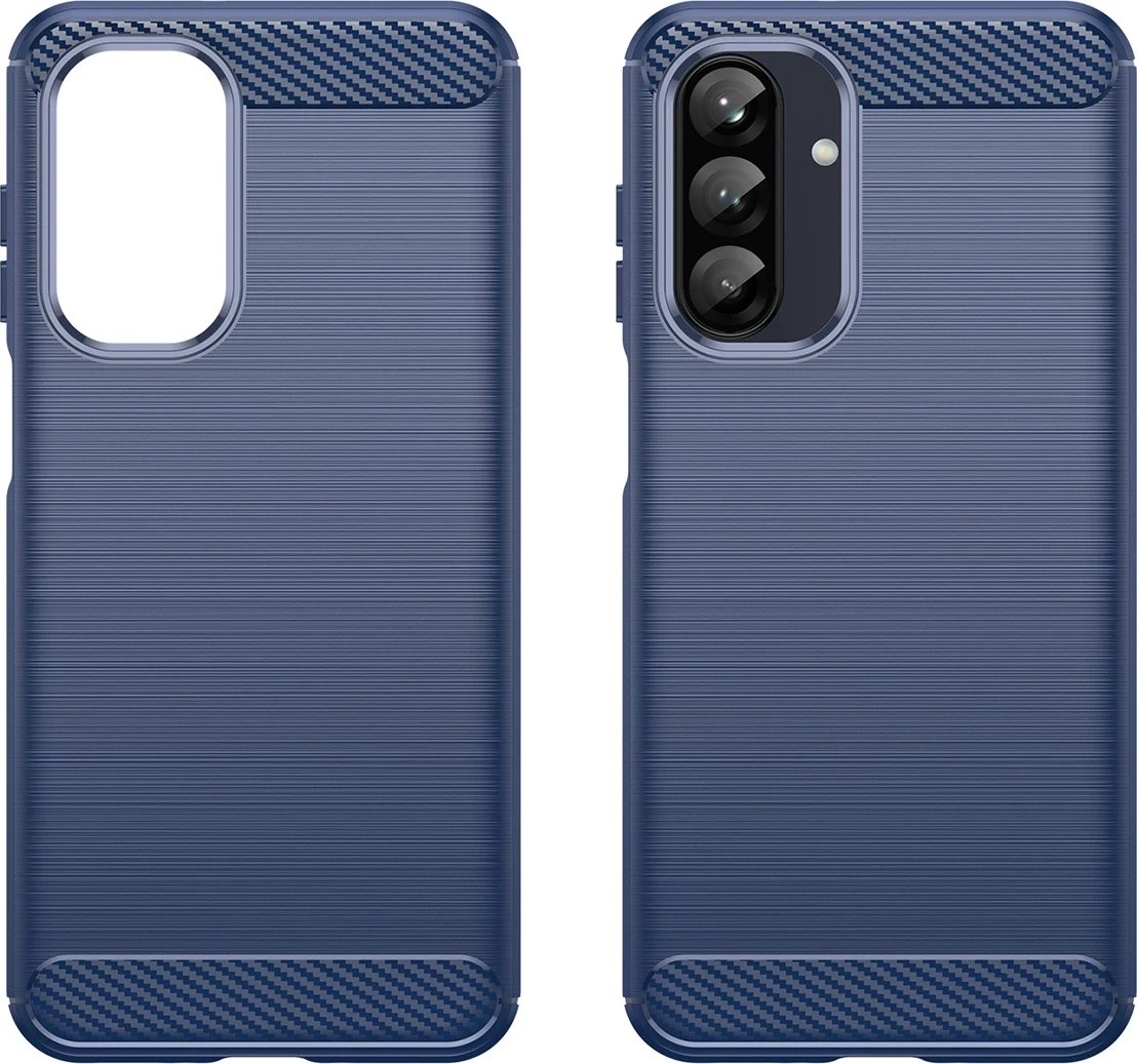 Mbështjellës Hurtel Carbon Case për Samsung Galaxy A56/A36, TPU, Kaltër
