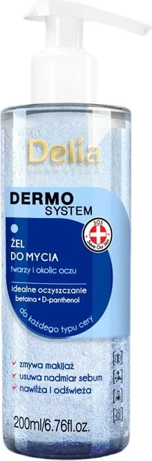 Xhel pastrues fytyre dhe sysh Delia Dermo System për femra 200ml