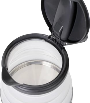 Zierës uji udhëtimi, Adler AD 1370 UK, 0.6 L, silikon i palosshëm, 750W, prizë UK, gri