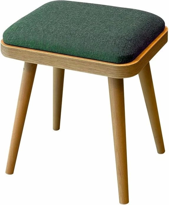 Set tavoline me karrige për ngrënie, zgjatës, 4 pjesë, Skye Decor, Vina Mini 04 1070, ngjyrë lis, e gjelbër