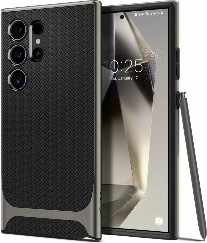 Mbështjellës Spigen Neo Hybrid për Samsung Galaxy S24 Ultra, Gri metalik Mbështjellës Spigen Neo Hybrid për Samsung Galaxy S24 Ultra, Gri metalik