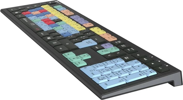 Tastierë LogicKeyboard Cubase/Nuendo Astra 2 FR për PC, shumëngjyrëshe