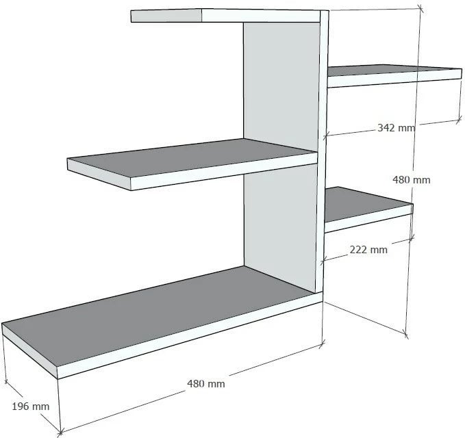 Raft muri Hanah Home, Gami, i bardhë