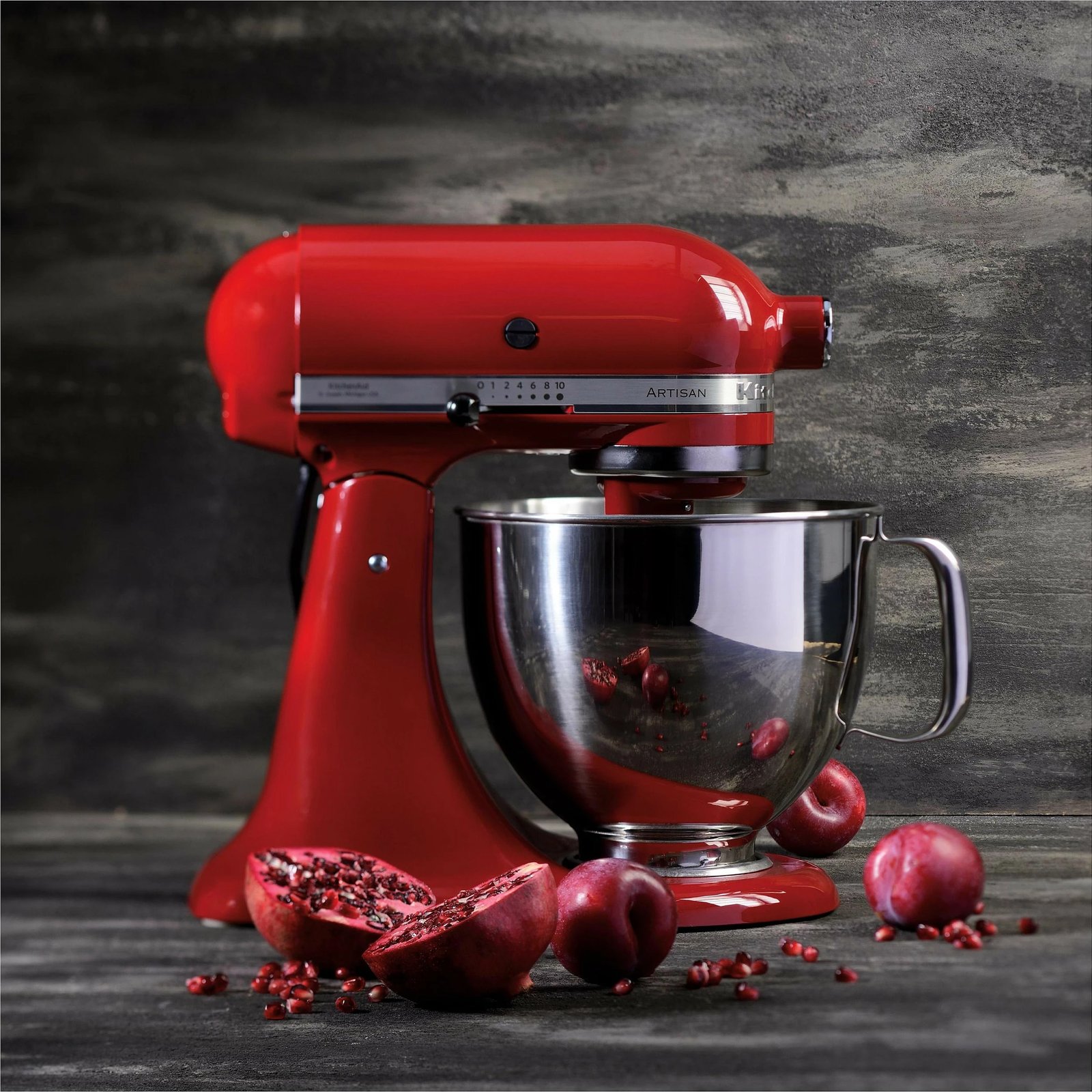 Mikser kuzhine KitchenAid Artisan 5KSM150PSEMC 300W, e kuqe