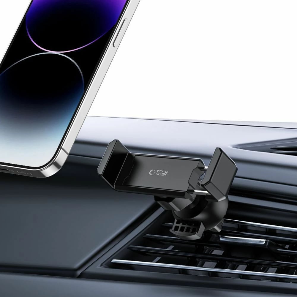 Mbajtës për celular Tech-Protect V3 Mini, për grilë të ventilimit, i zi