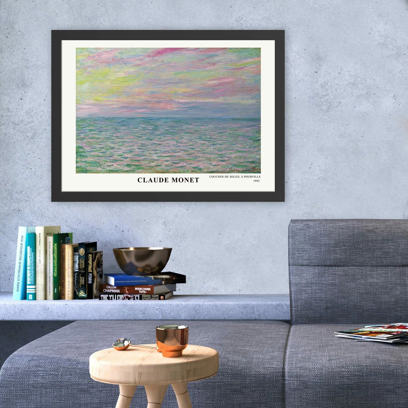 Pikturë dekorative me kornizë, Wallity, shumëngjyrëshe, SC6323-3545, 35x45cm