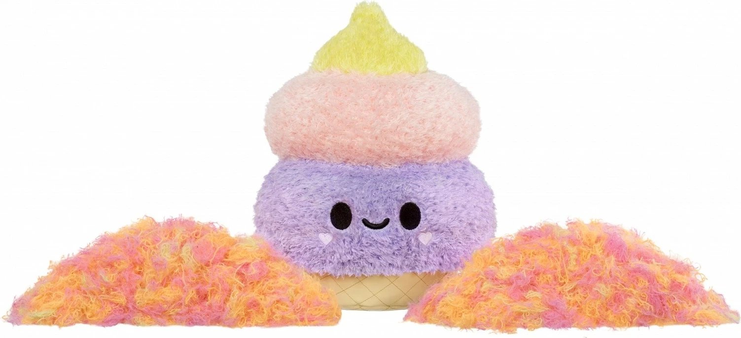 Lodër pelushi Fluffie Stuffiez nga MGA, model Akullore, shumëngjyrëshe, Large