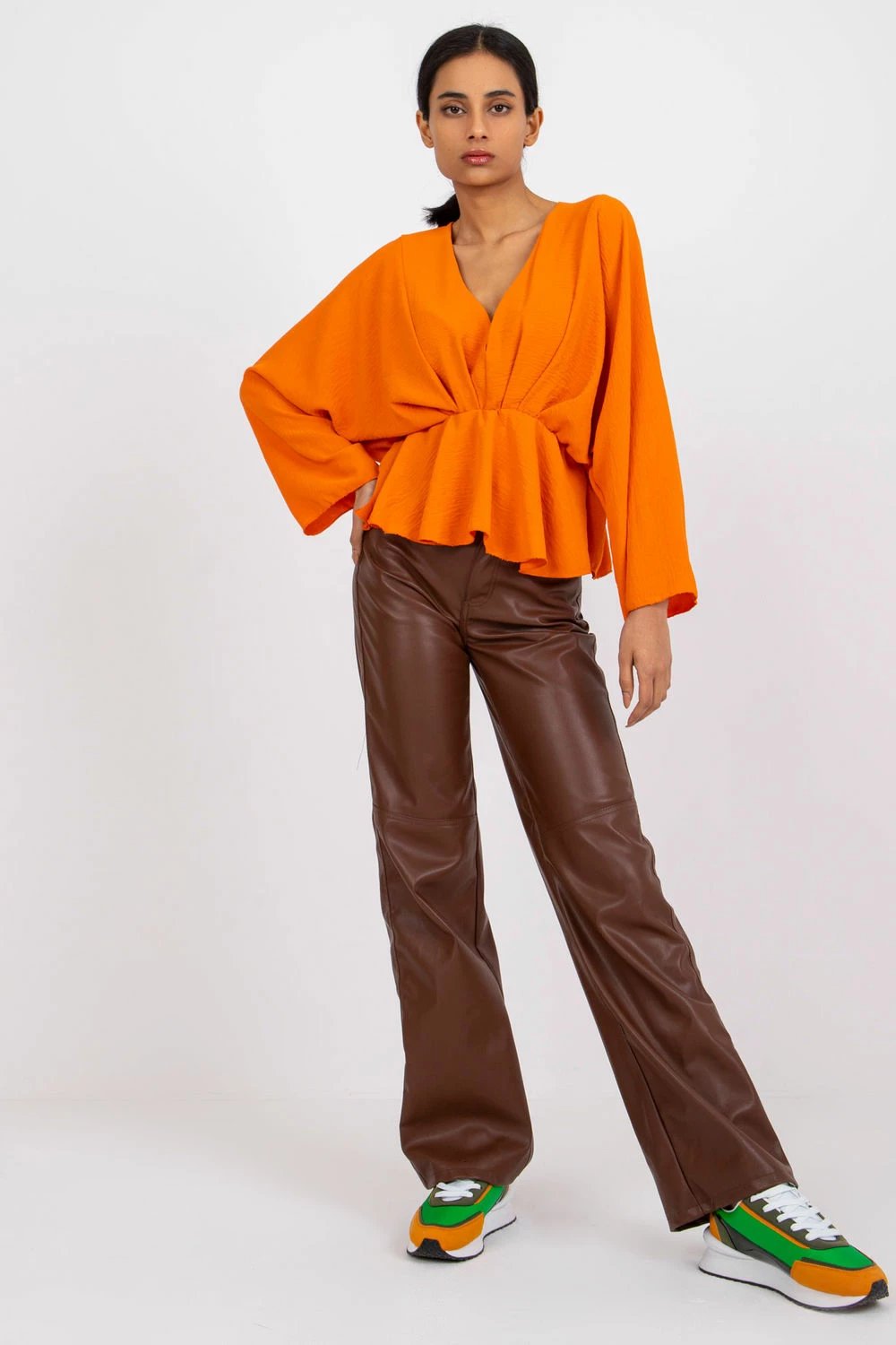 Bluzë Italy Moda 162547, portokalli