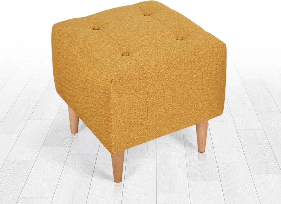 Pouf Atelier del Sofa, ngjyrë e verdhë, Tomp