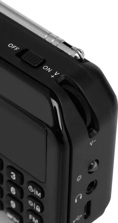 Radio Portative me Bluetooth, Micro SD, Lcd dhe FM Digjital GOGEN GOGFMP125BTB