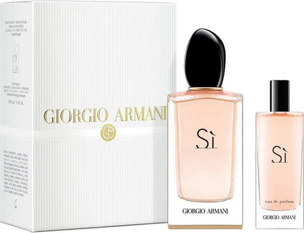 Eau de Parfum Armani Set Si, 100 ml + 15 ml