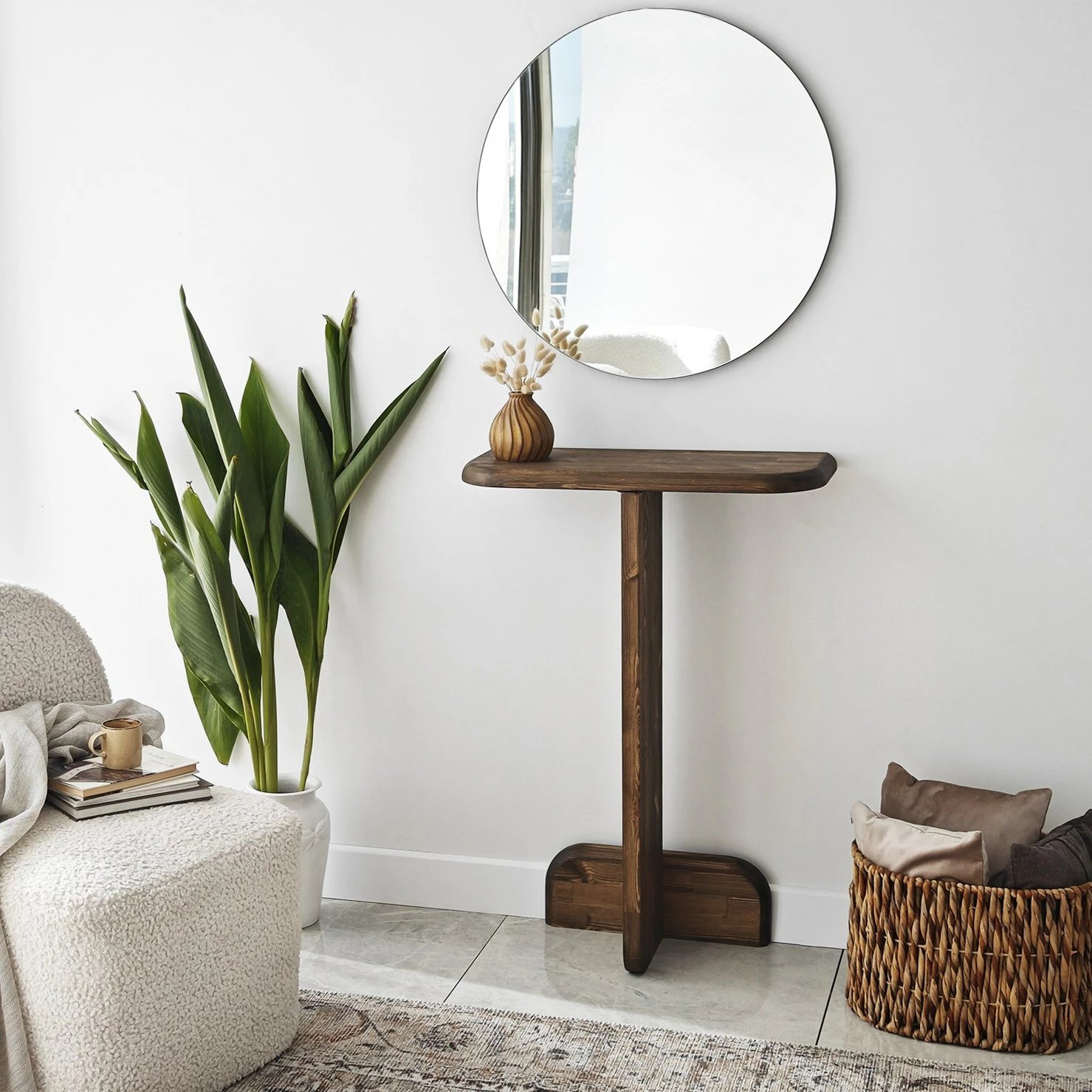 Komodë druri Hanah Home, Pratico, ngjyrë arre