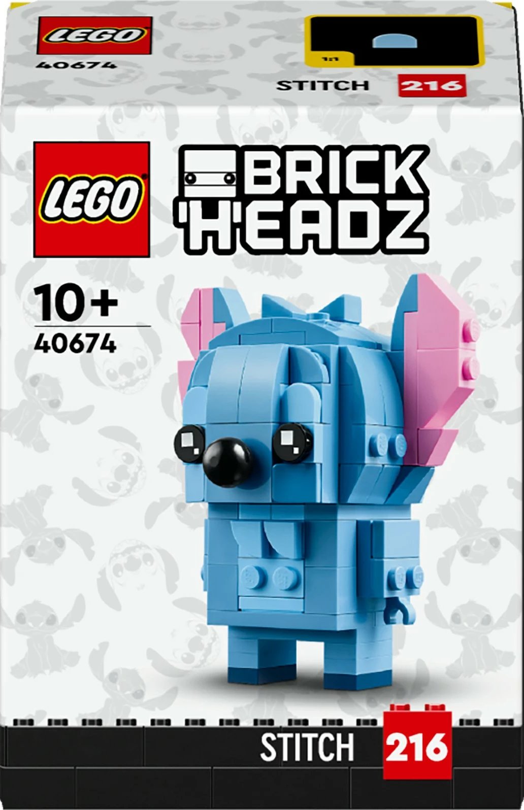 Set ndërtimi LEGO BrickHeadz 40674 Stitch, 152 pjesë, multikolor