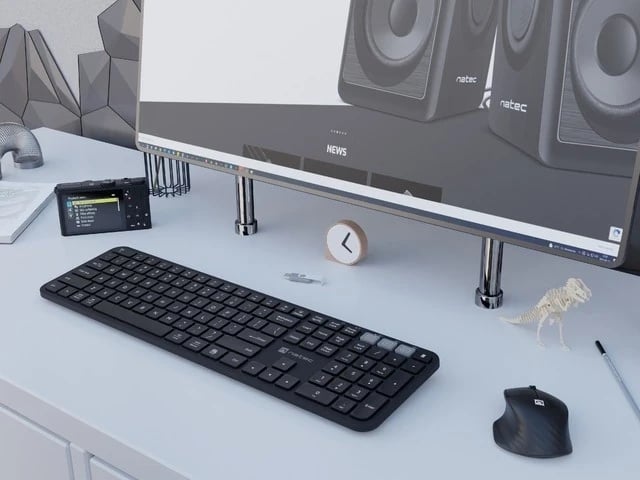 Set pa tela Natec Octopus 2, Maus dhe Tastaturë, Bluetooth dhe Radio Valë
