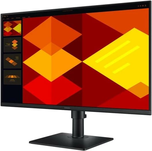 Monitor, Samsung, LS27D406GAUXEN, 27" IPS 100 Hz Full HD, altoparlantë të integruar, qëndrim ergonomik, i zi