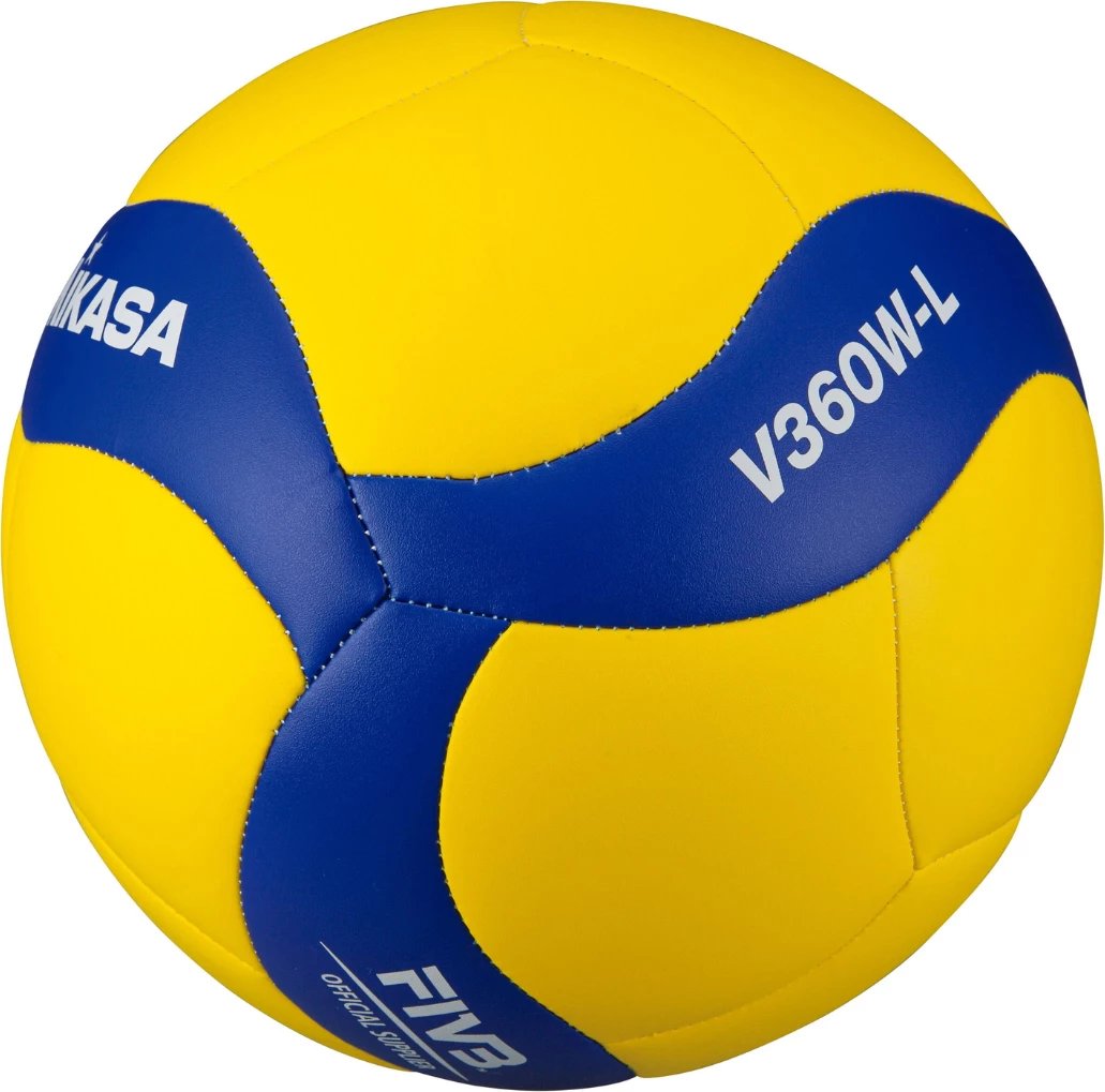 Top volejbolli Mikasa, verdhë-kaltër
